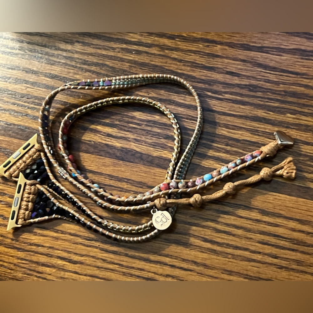 Boho Beaded Wrap Apple Watch Adjustable Bracelet